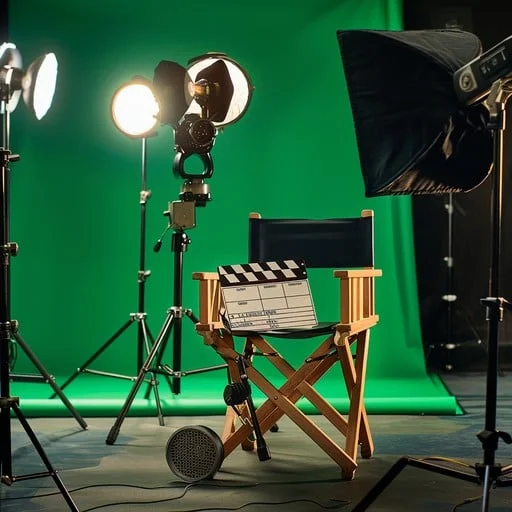 小车拉大马专业拍摄棚内景